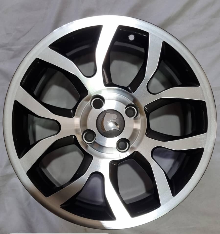 رینگ دنا توربو رخ تراش مشکی 4 پیچ سایز 15